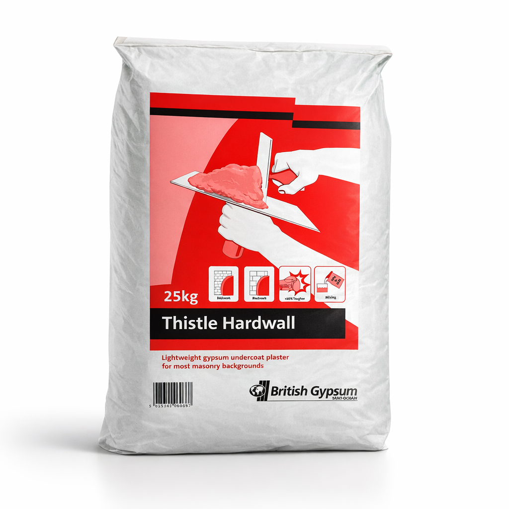 British Gypsum Hardwall Plaster 25kg