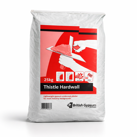British Gypsum Hardwall Plaster 25kg