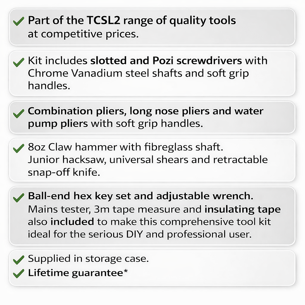 24-Piece Premium Tool Kit