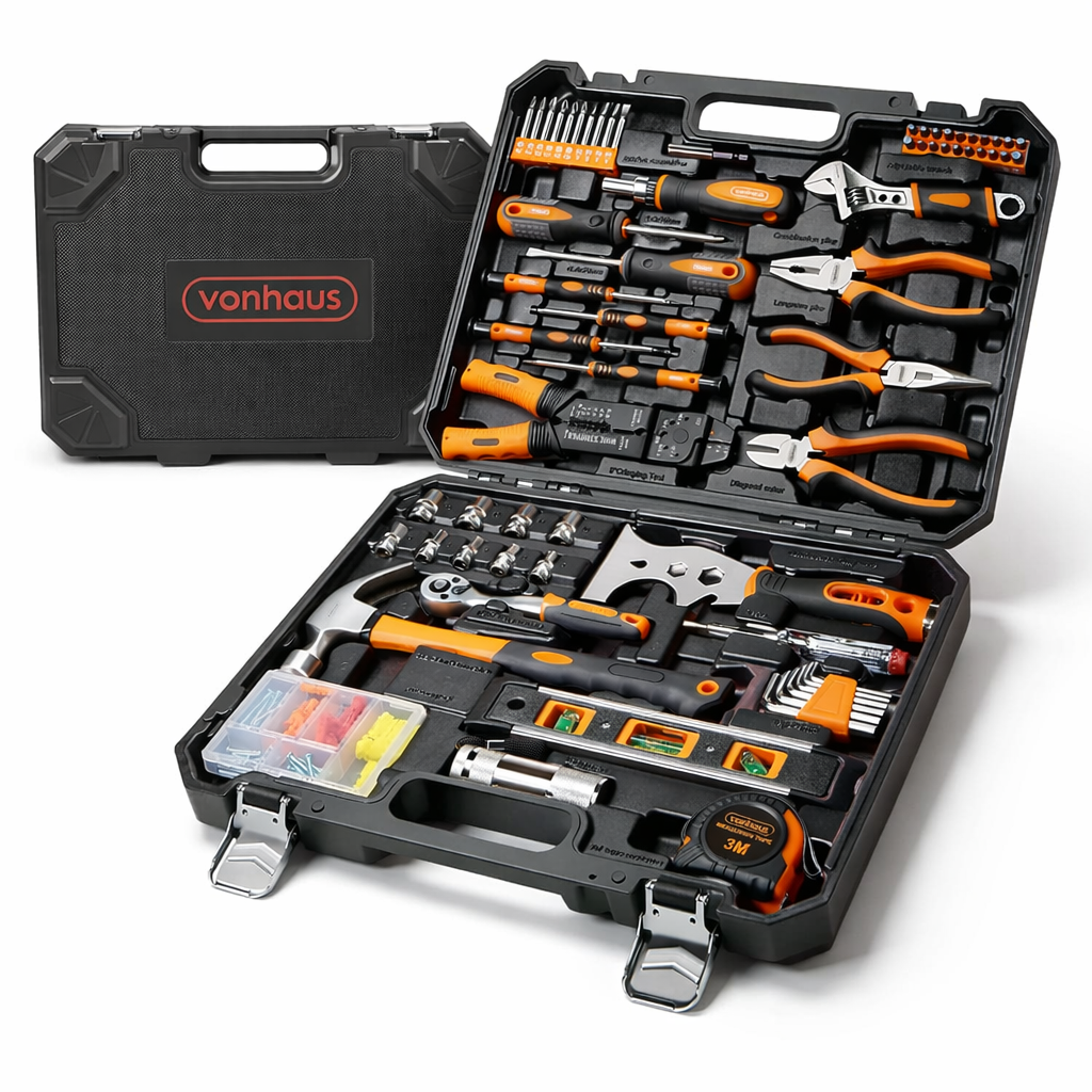 VonHaus Ultimate 120 pcs Tool Kit for Beginners