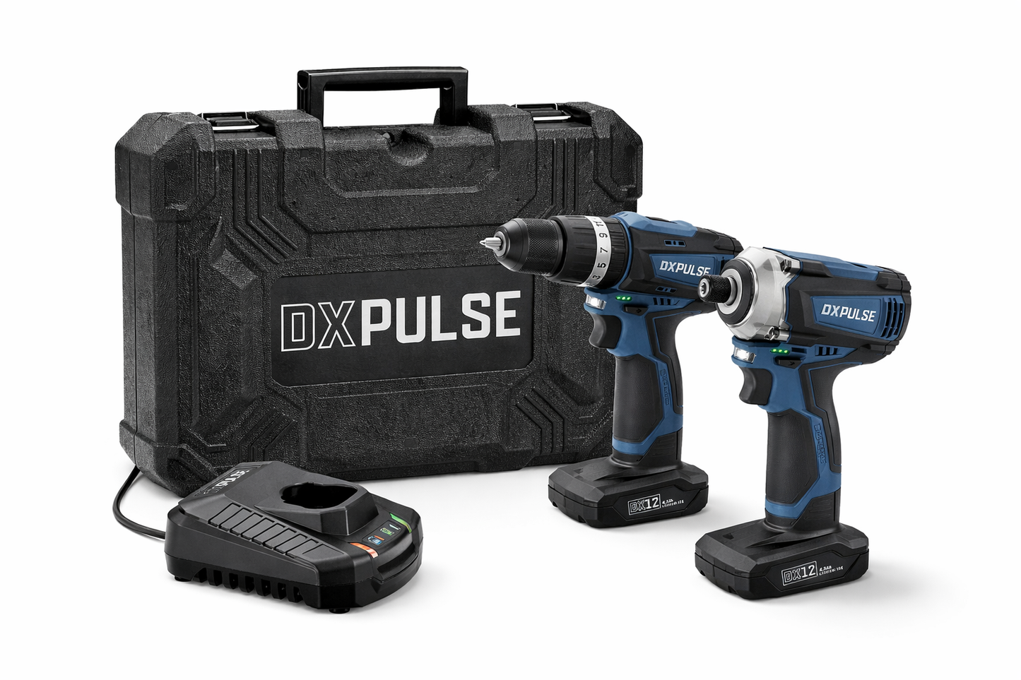 Erbauer 18V EXT Brushless Combi Drill and Impact Driver Set